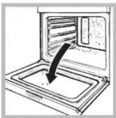 INDESIT HI 50.A IX1 - De ovendeur reinigen - 1
