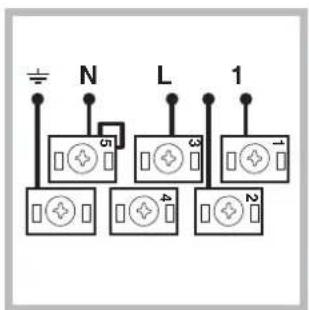 INDESIT HI 50.A IX1 - Montaje del cable de alimentación eléctrica - 2