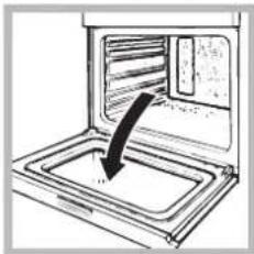 INDESIT FI 53 KC.A IX - Cleaning the oven door - 1