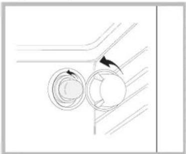 INDESIT FI 53 KC.A IX - Replacing the light bulb - 1