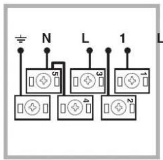 INDESIT HIM 504 K.A IX - Fitting the power supply cable - 2