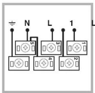 INDESIT HIM 504 K.A IX - Monteren voedingskabel - 2