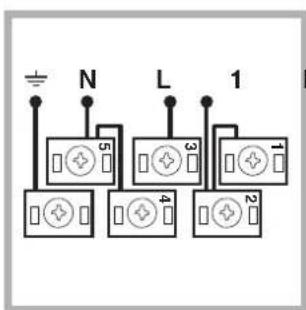 INDESIT HIM 504 K.A IX - Anschluss des Netzkabels - 5