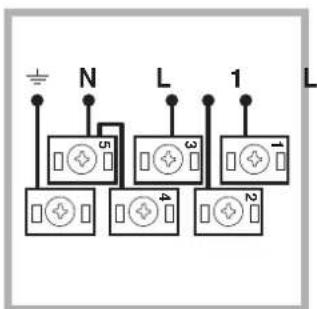 INDESIT HIM 504 K.A IX - Anschluss des Netzkabels - 2