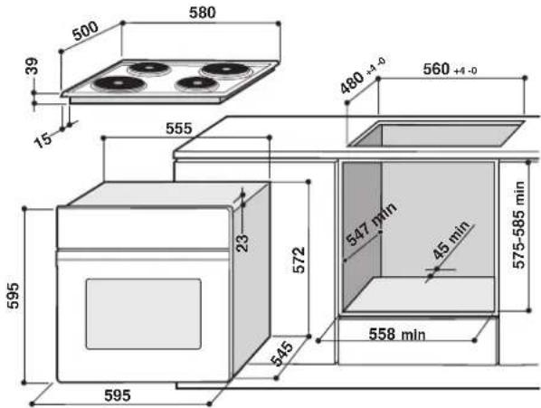 INDESIT HIM 504 K.A IX - Empotramiento - 1