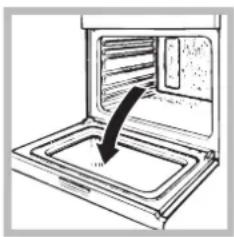 INDESIT FIMS 52 K.A IX AUS S - Cleaning the oven door - 1