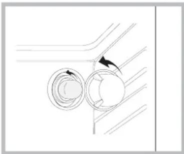 INDESIT FIE 53 K.B IX TD - Remplacement de l'ampoule d'éclairage - 1