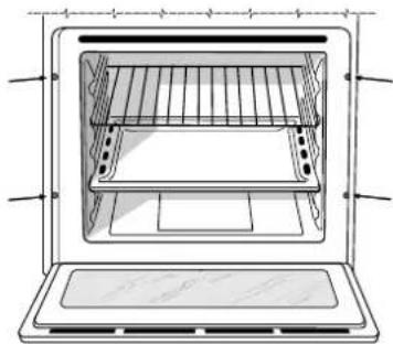 INDESIT FIE 53 K.B IX TD - Zentrierung und Befestigung - 1