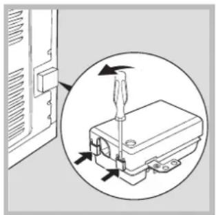 INDESIT FI 53 K.A IX - Fitting the power supply cable - 1