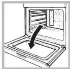 INDESIT FI 53 K.A IX - Cleaning the oven door - 1