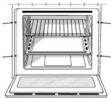 INDESIT FIE 76 P K.A (BK) - Centrage et fixation - 1