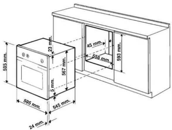 INDESIT FIE 76 P K.A (BK) - Empotramiento - 1