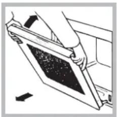 INDESIT FIE 76 P K.A (BK) - Cleaning the oven door - 3