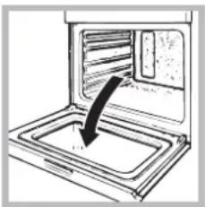 INDESIT FIE 76 P K.A (BK) - Nettoyage de la porte - 1