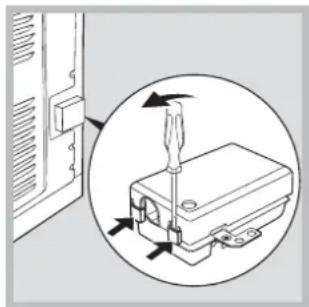 INDESIT FI 51.A (BK) - Montage du cable d'alimentation - 1