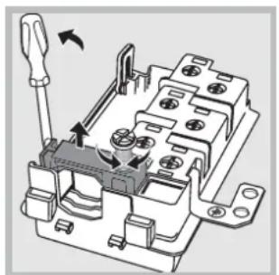 INDESIT FI 51.A (BK) - Montage du cable d'alimentation - 2