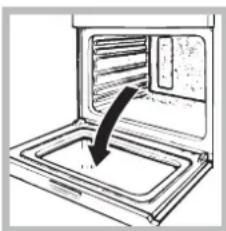 INDESIT FI 51.A (BK) - Reinigung der Backofentür - 1