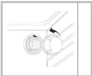 INDESIT FI 51.A (BK) - Substituição da lampada - 1