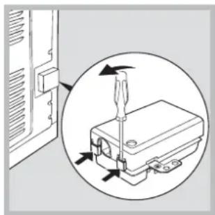 INDESIT FI 51.A (BK) - Montaje del cable de alimentacion electrica - 1