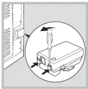 INDESIT FI 51.A (BK) - Fitting the power supply cable - 1