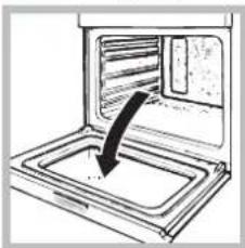 INDESIT FI 51.A (BK) - Cleaning the oven door - 1