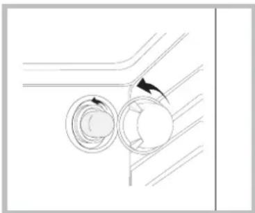 INDESIT FI 51.A (BK) - Sustituir la bombilla - 1