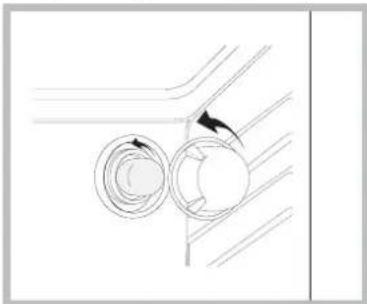 INDESIT FI 51.A (BK) - Replacing the light bulb - 1