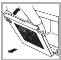 INDESIT FIMS 51 K.A (WH) AUS - Cleaning the oven door - 2