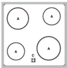 INDESIT HI 20.A IX1 - Type de table - 2