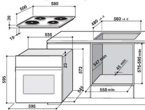 INDESIT HI 20.A IX1 - Inbouw - 1
