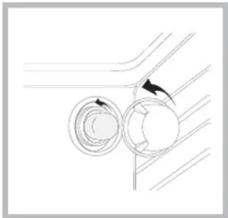 INDESIT HI 20.A IX1 - Remplacement de I'ampoule d'éclairage - 1