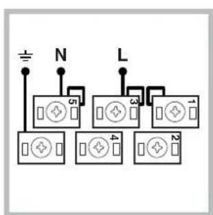 INDESIT HI 20.A IX1 - Montaje del cable de alimentacion electrica - 4