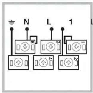 INDESIT HI 20.A (BK)1 - Fitting the power supply cable - 5
