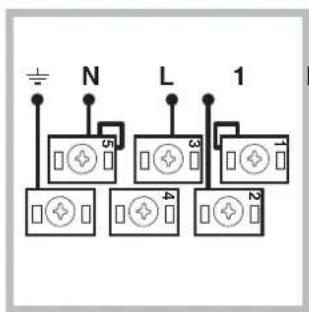 INDESIT HI 20.A (BK)1 - Montaje del cable de alimentacion electrica - 5