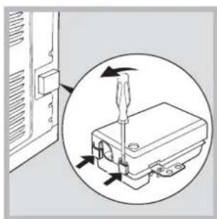 INDESIT HI 20.A (BK)1 - Fitting the power supply cable - 1