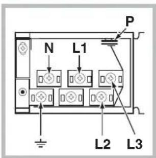 INDESIT HI 20.A (BK)1 - Montaje del cable de alimentacion electrica - 3