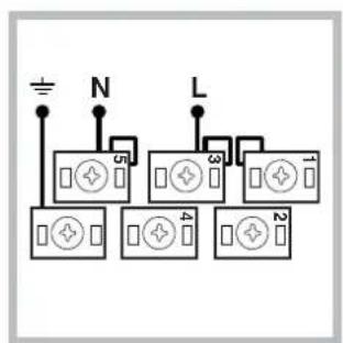 INDESIT HI 20.A (BK)1 - Fitting the power supply cable - 4