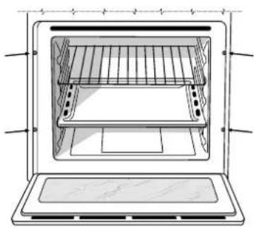 INDESIT FI 53 KC.A (BK) - Centrage et fixation - 1