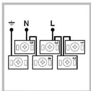 INDESIT HI 50.A IX - Montaje del cable de alimentación eléctrica - 3