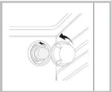 INDESIT HI 50.A IX - Replacing the light bulb - 1