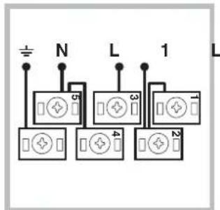 INDESIT HI 50.A IX - Montaje del cable de alimentación eléctrica - 4
