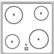 INDESIT HI 50.A IX - Type of hob - 2