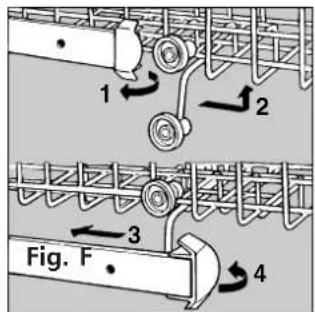 INDESIT DI 450 A.C - Exemples de chargement du panier inférieur - 4