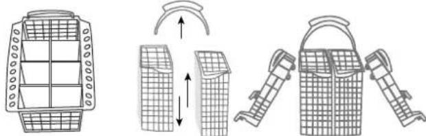 INDESIT IDL 750 EU.2 - Cutlery basket - 1