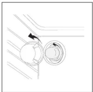 INDESIT K3300 ES(W)EX - Remplacement de la lampe à l'intérieur du four - 1
