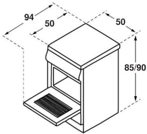 INDESIT K3300 ES(W)EX - Technical Specifications - 1