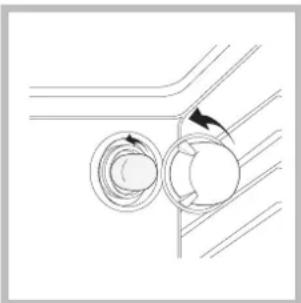 INDESIT FIM 53 KC.A (BK) S - Remplacement de l'ampoule d'éclairage - 1