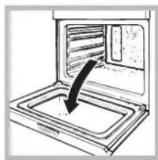 INDESIT FIE 56 K.B IX TD - Cleaning the oven door - 1