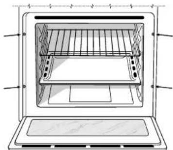 INDESIT FIE 56 K.B IX TD - Centrage et fixation - 1