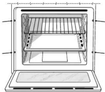 INDESIT FIE 56 K.B IX TD - Zentrierung und Befestigung - 1